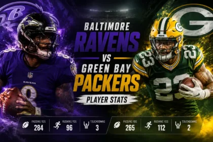 Baltimore Ravens vs Green Bay Packers Match Player Stats