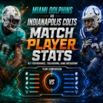 Miami Dolphins vs Indianapolis Colts Match Player Stats
