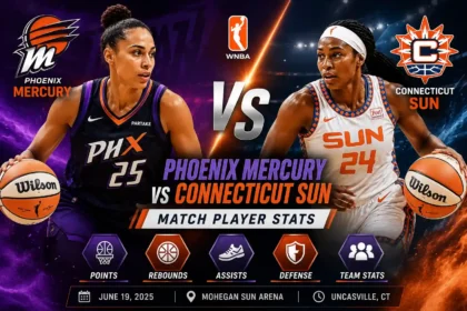 Phoenix Mercury vs Connecticut Sun Match Player Stats