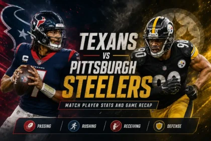 Texans vs Pittsburgh Steelers Match Player Stats